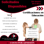 Certificaciones en Educación