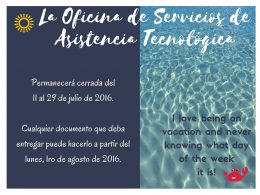 la oficina de servicios de asistencia tecnologica