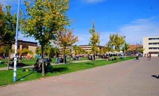 Imagen de un campus universitario