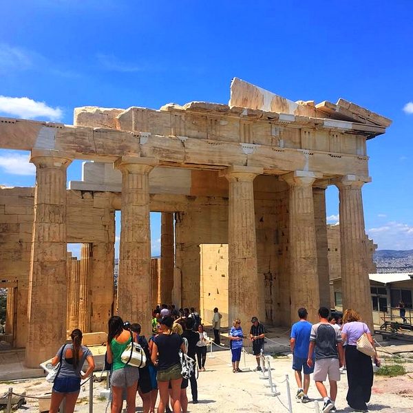 Imagen del Propylaea en Atenas