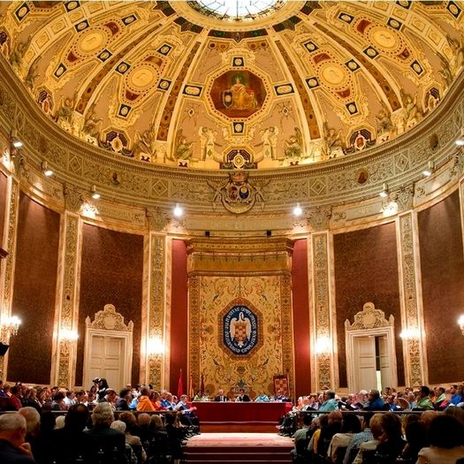 Imagen del Paraninfo de la Universidad Complutense de Madrid