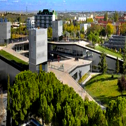 Imagen de la Plaza Mayor de la Universidad Autónoma de Madrid