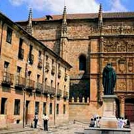 Imagen de la plaza en la Universidad de Salamanca