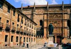 Imagen de la plaza en la Universidad de Salamanca