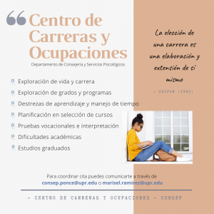 Carreras Consep - Servicios