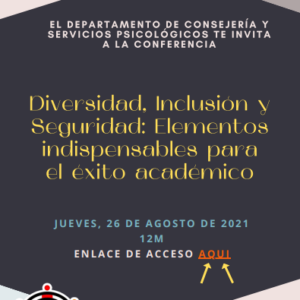 Conferencia: Diversidad, Inclusión y Seguridad