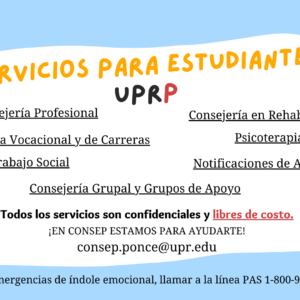 Servicios para estudiantes UPRP