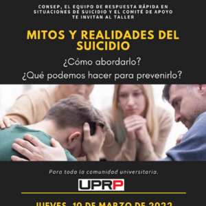 Mitos y Realidades del Suicidio