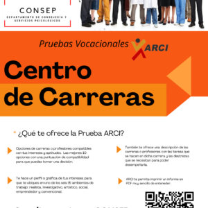 Pruebas Vocacionales ARCI - Coordina tu cita