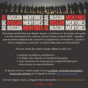 Se Buscan Mentores