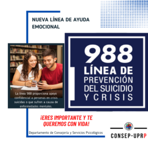 Nueva linea de ayuda emocional (988)