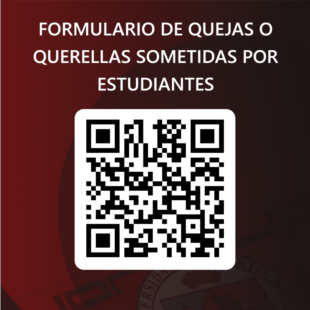 Código QR para: FORMULARIO DE QUEJAS O QUERELLAS SOMETIDAS POR ESTUDIANTES
