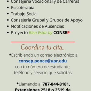 Promoción de Servicios para los estudiantes UPRP