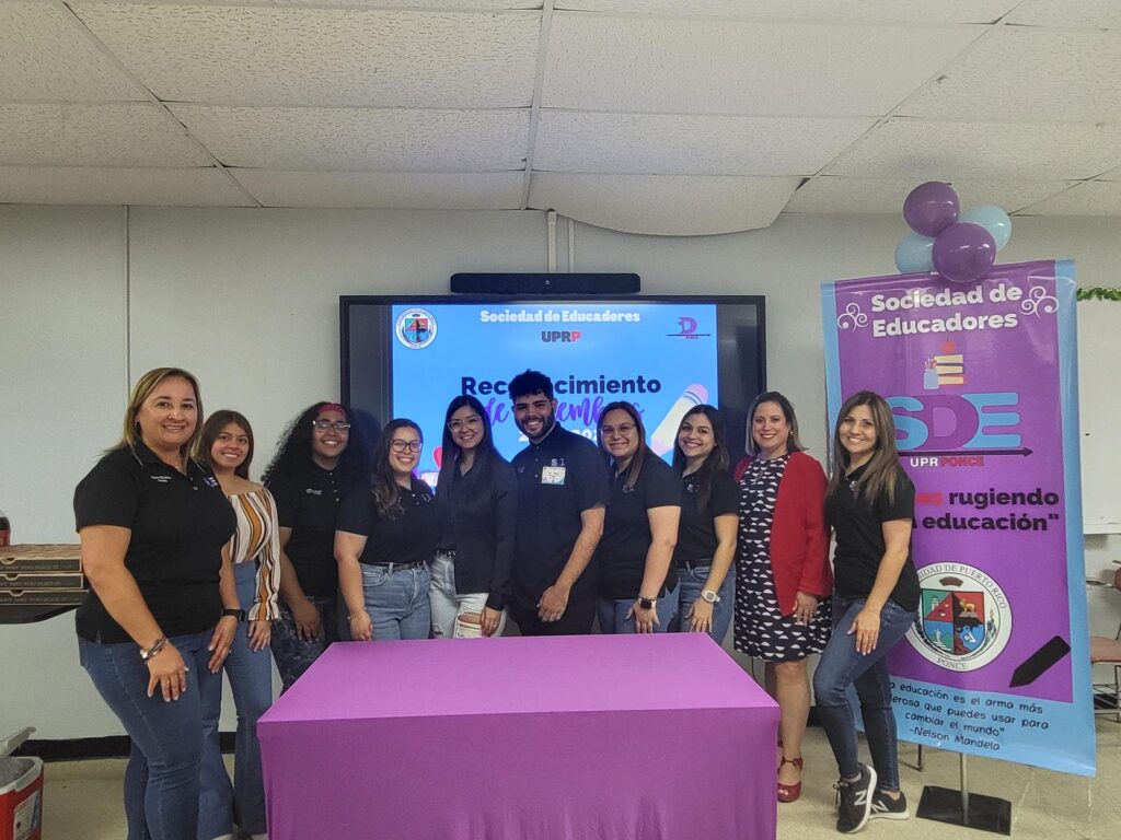 Actividad de Reconocimiento Sociedad de Educadores