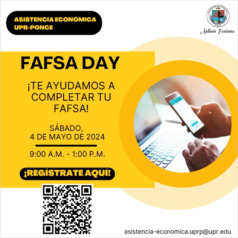 Anuncio FAFSA DAY (4 de mayo de 2024)