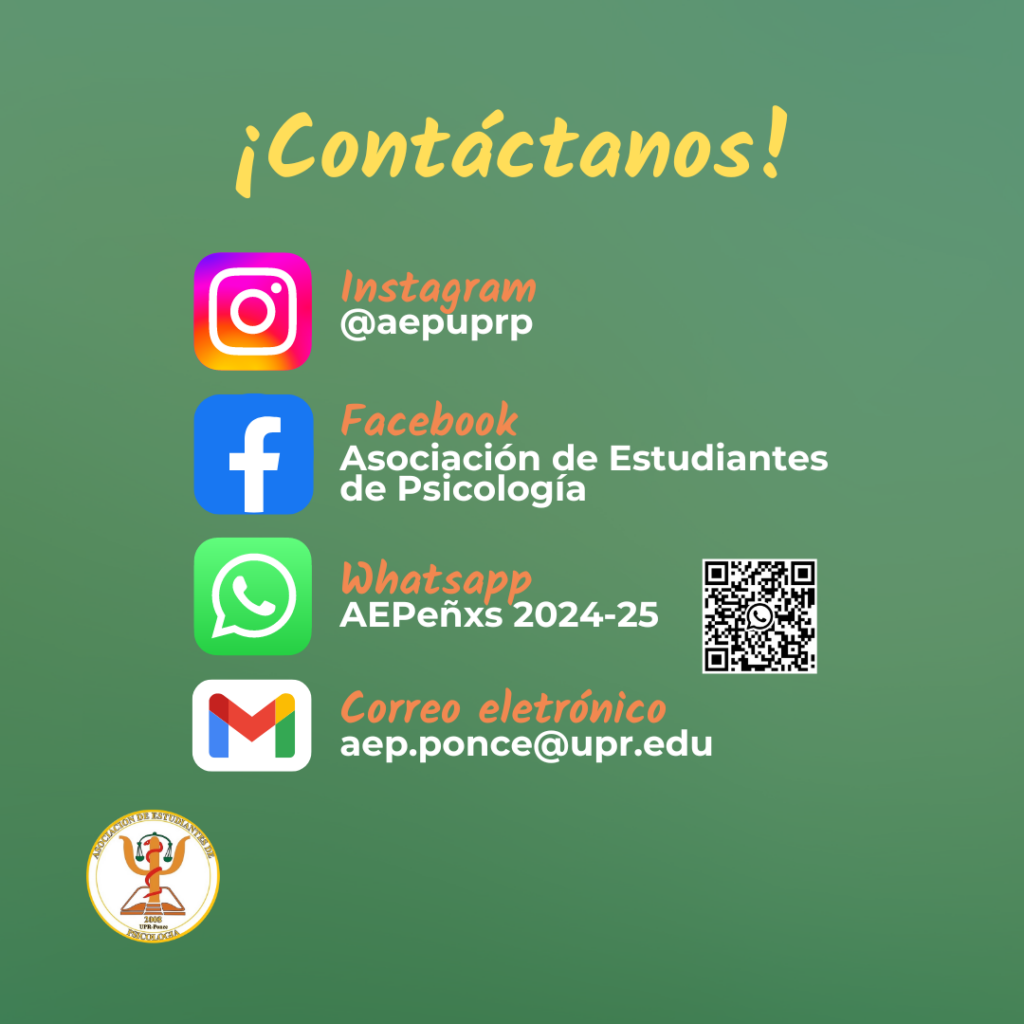 Informacion de Contacto de la Asociacion AEP