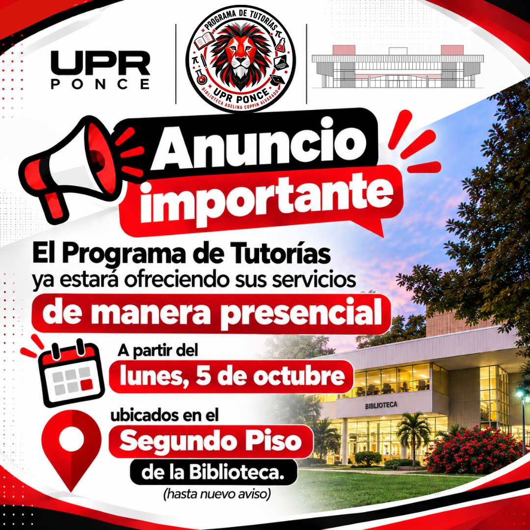 AVISO UBICACIÓN - TUTORÍAS