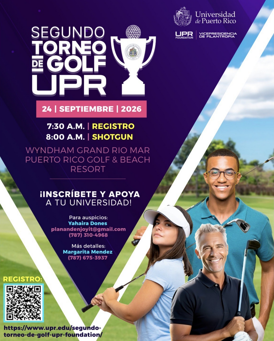 torneo 2do golf registro qrcode 2026 upr