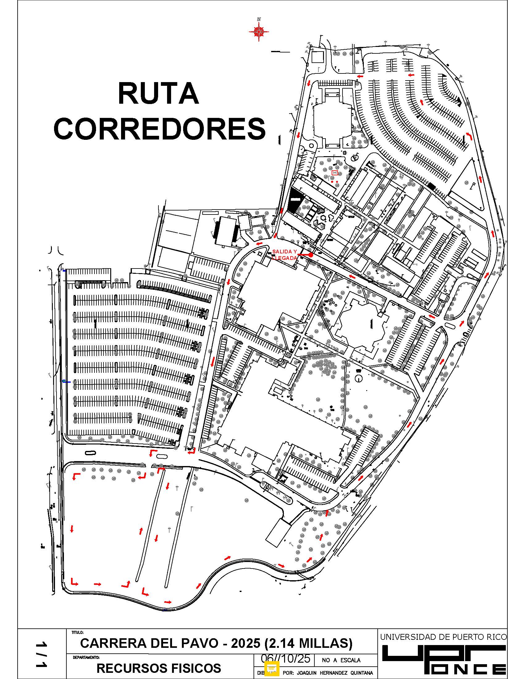 Ruta Carrera Pavo 2026 Corredores